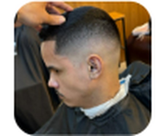 Corte masculino Mid Fade